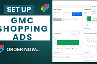 setup google merchant center and shopping ads campaign fix gmc suspension