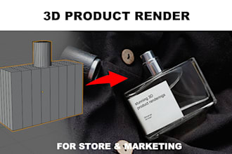 do stunning 3d product renderings for your online store