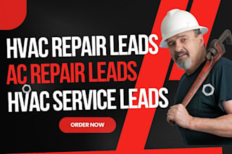 design high converting hvac repair leads ac repair leads hvac service leads