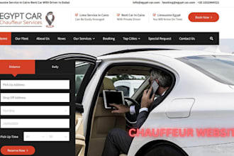 chauffeur website taxi booking website limousine website chauffeur website