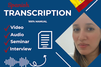 do fast audio or video spanish transcriptions