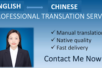 translate from chinese to english or english to chinese