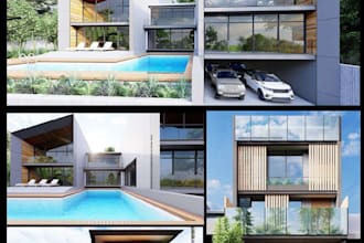 do revit modeling, 3d rendering and archi documentation