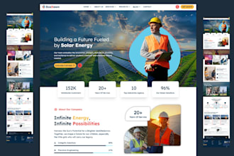 develop clean solar website solar consultant ev services energy auditors website