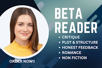 beta read critique romance erotica fantasy beta reader science fiction reader