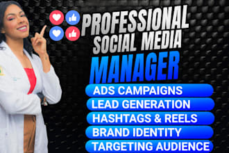 be your med spa social media manager, instagram social media marketing manager