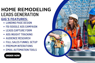 home renovation home improvement home remodeling home repair contractor leads