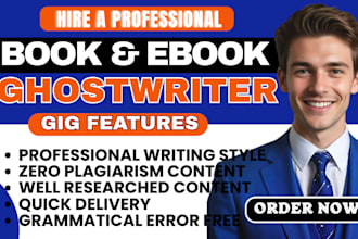 be your ebook ghostwriter book writer nonfiction ghostwriter ghost book writer
