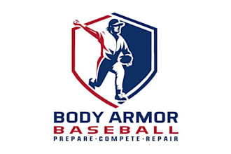 design creative impressive baseball brand logo