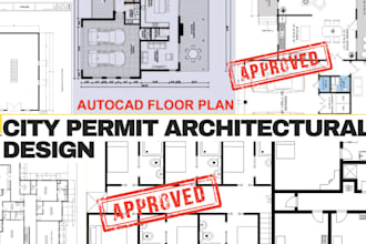 modern house commercial architectural design plans drawing blueprint revise site