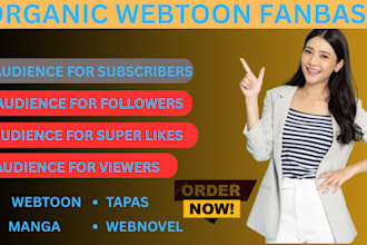 manage your webtoon, manga, voyce, webnovel, kickstart