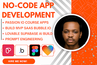 do build goodbarber passion io thunkable bubble io adalo appmysite softr bolt