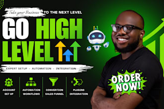 setup gohighlevel saas automation workflow, gohighlevel website, ghl expert