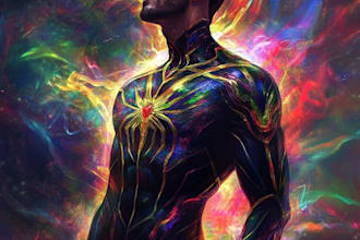 custom superhero character art tailored for you