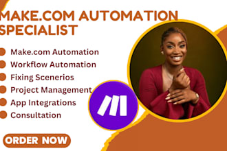setup make com automation made com zapier monday com scenerios notion asana