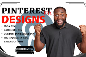 create a custom professional pinterest pins design