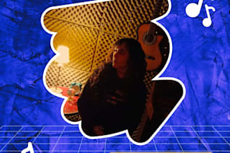 write original lyrics, vocal melody and harmonies