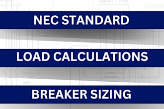 do load calculations and pick breaker size as per nec