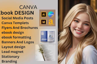 do canva ebook design  work book ebook formatting lead magent layout design