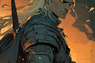 draw colourful comic page, cover, illustration, concept art