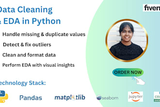 clean and analyze your dataset with eda using python