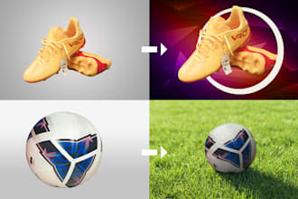 do lovely product photo editing, background removal and color change