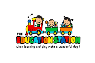 design professional education station daycare logo