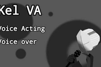 do anime style male voice acting and voice over