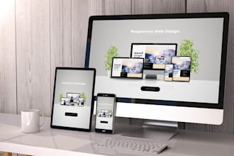develop and design a full custom php, mysql, html website
