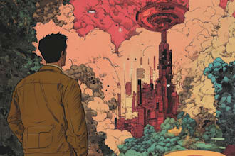 illustrate comic book pages for u