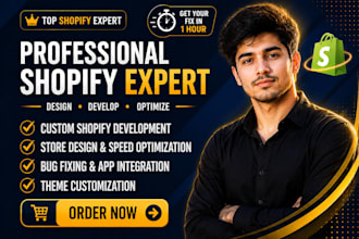 be your shopify developer for custom coding, shopify bug fixing, shopify liquid