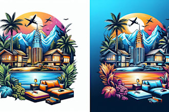 design unique travel and hotel logo for your business
