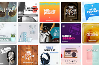 make perfect podcast cover art, podcast cover and podcast logo design