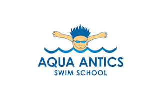 design eye catching swimming school logo