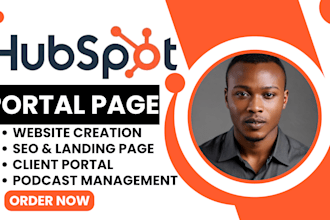 hubspot website, landing page, customer portal, blog, podcast, SEO, remix, cms