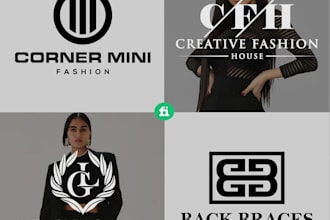 do fashion logo design for you