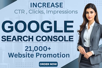 do google search console organic website traffic promotion