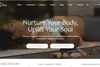 build spiritual website tarot card astrology numerology energy healing websites