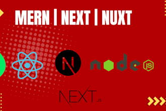 build web apps,  fix  reactjs, nextjs, nodejs, mern, or nuxt scripts