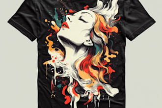 create amazing y2k style t shirt or hoodie design
