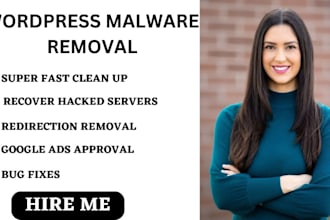 remove wordpress malware removal, clean malware, fix hacked wordpress website