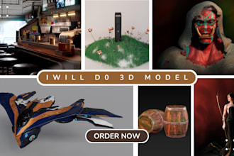 create 3d models game assets