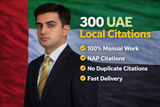 do uae, dubai local citations and directory submissions for local SEO