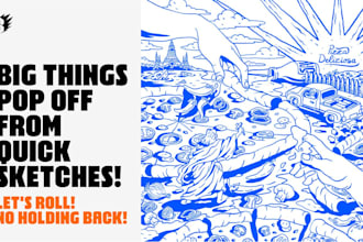 sketching for your illustration concept