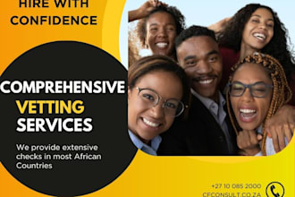 provide africa focused employment and partnership vetting