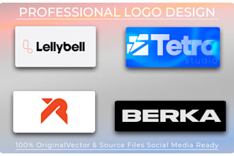 design a modern logo and a mini brand identity kit