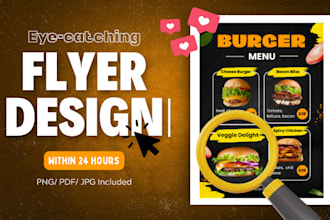 design an eye catching business flyer and promotional poster