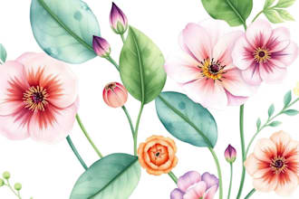 do paint watercolour botanical illustrations