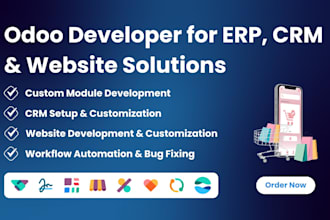 be your odoo developer for odoo erp, CRM, and website