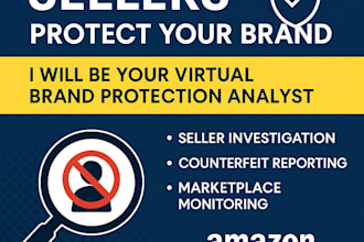 be your virtual brand protection analyst to detect and report counterfeit